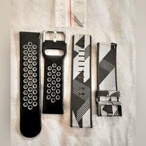 CAVN Woven Bands for Fitbit Versa 2/Versa/Versa Lite, Fabric & Rubber